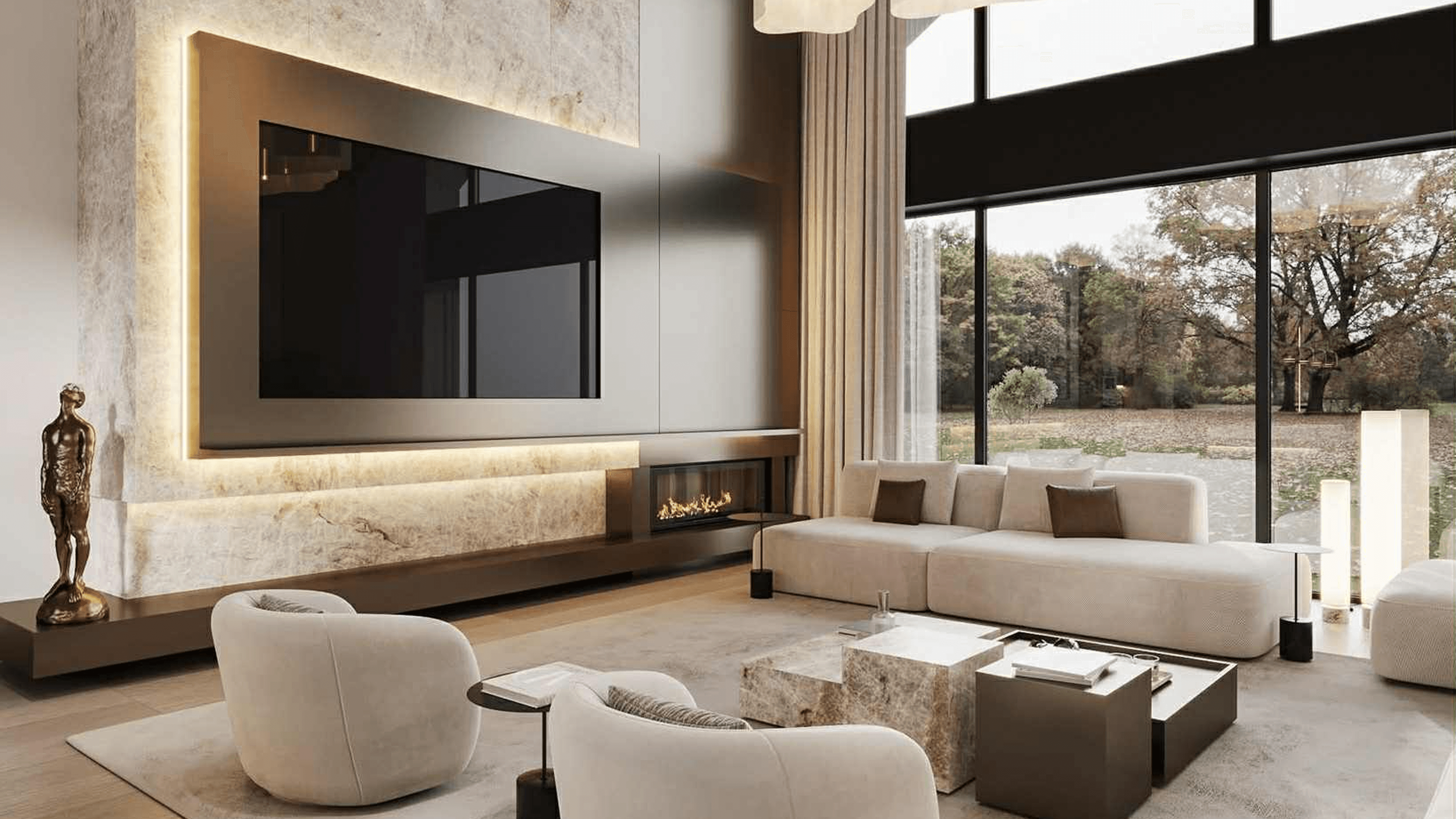 Stojące krzesło na tle ściany ze schodami